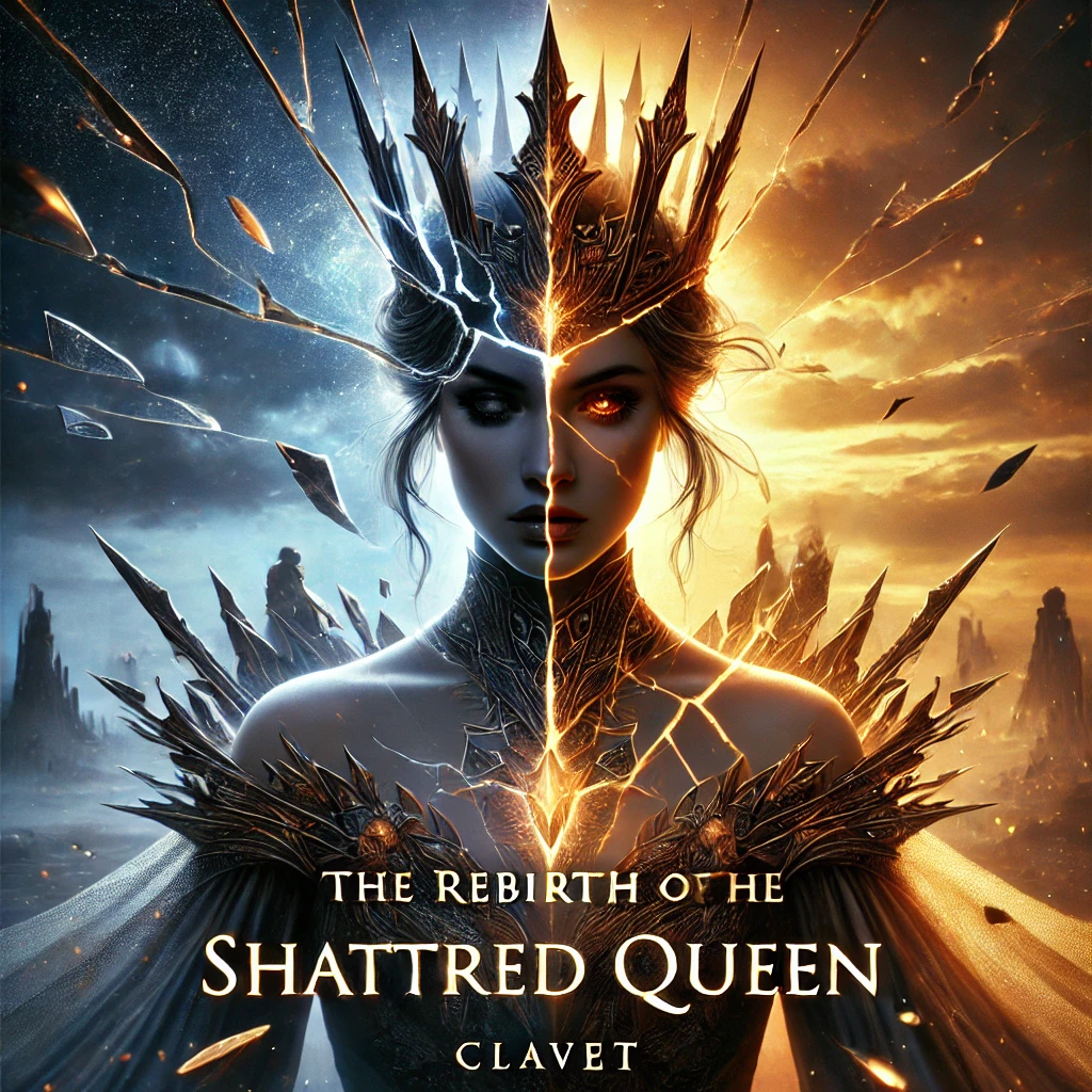 cover The Rebirth of the Shattered Queen Novel by Clavet Reviews