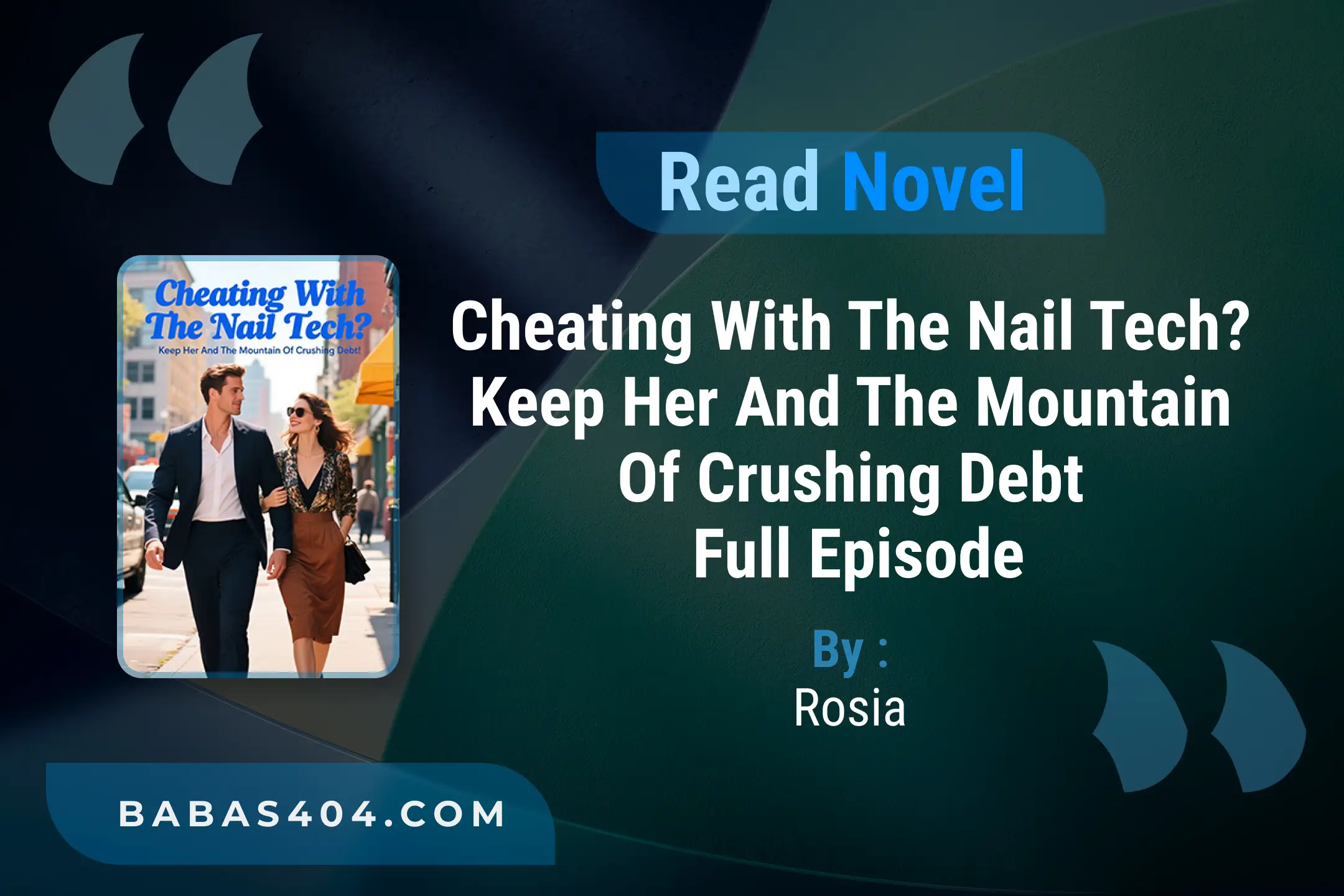Cheating With The Nail Tech_ Keep Her And The Mountain Of Crushing Debt Novel