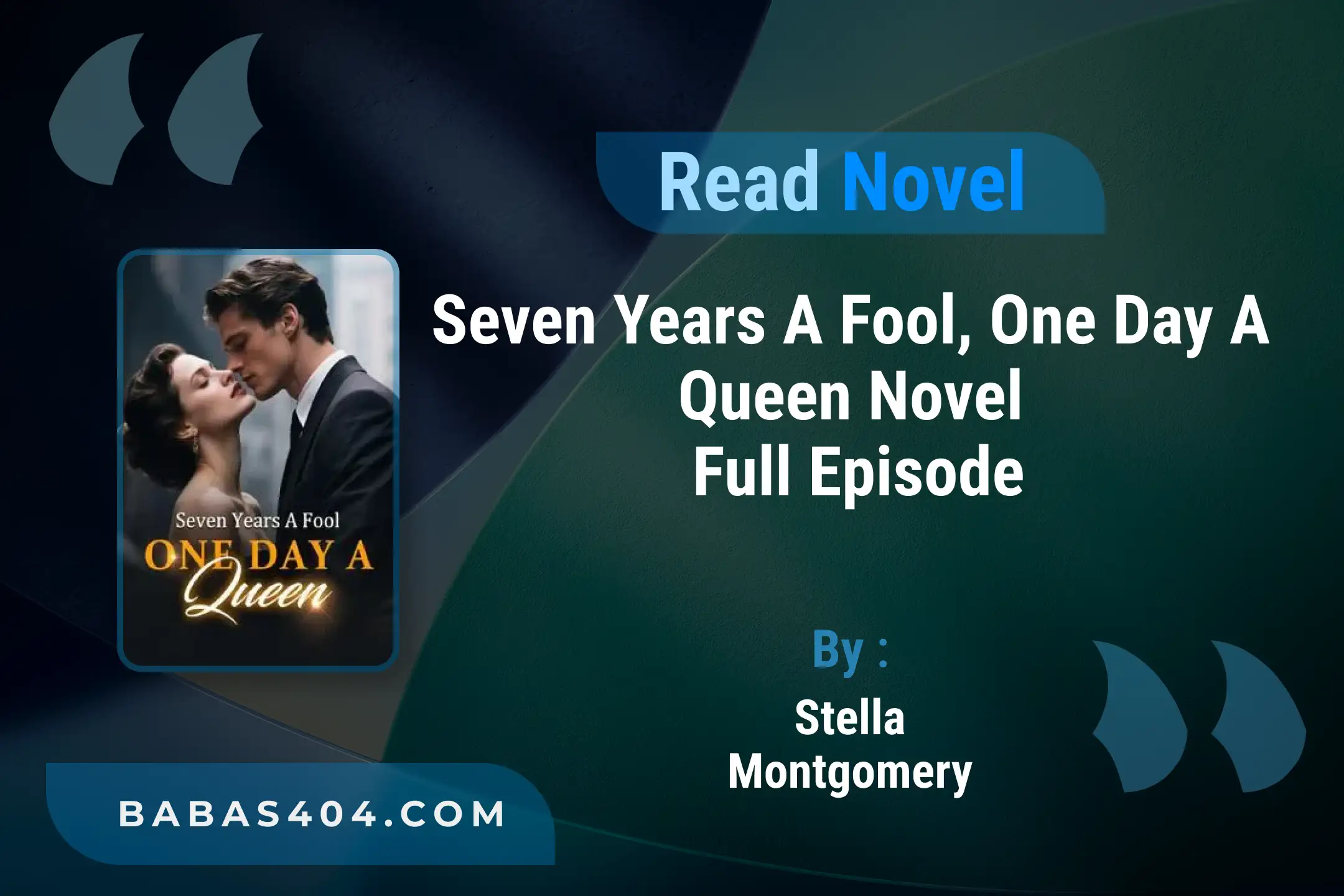 Seven Years A Fool, One Day A Queen Novel By Stella Montgomery Read Reviews
