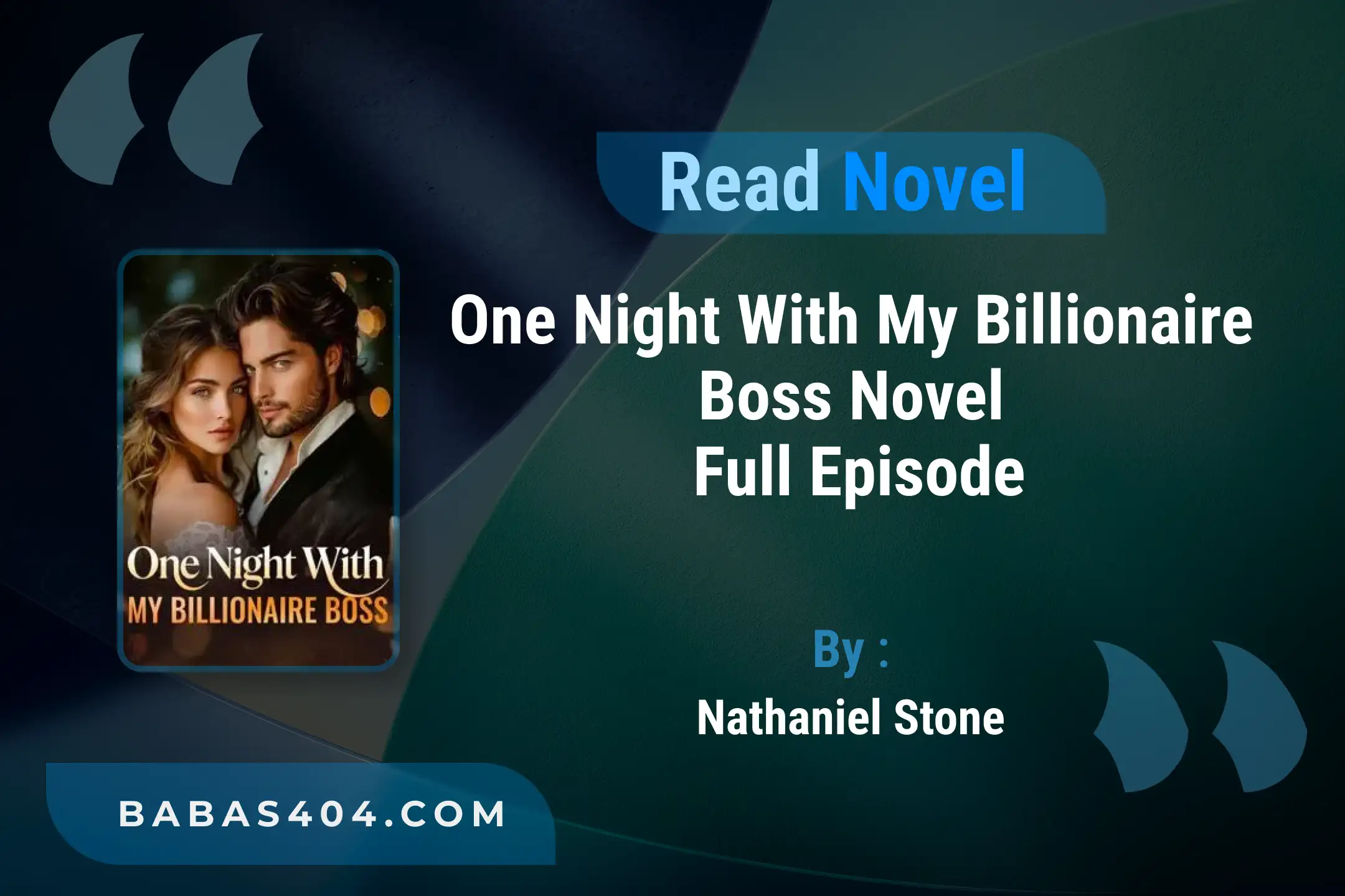 One Night With My Billionaire Boss Novel By Nathaniel Stone Read Online